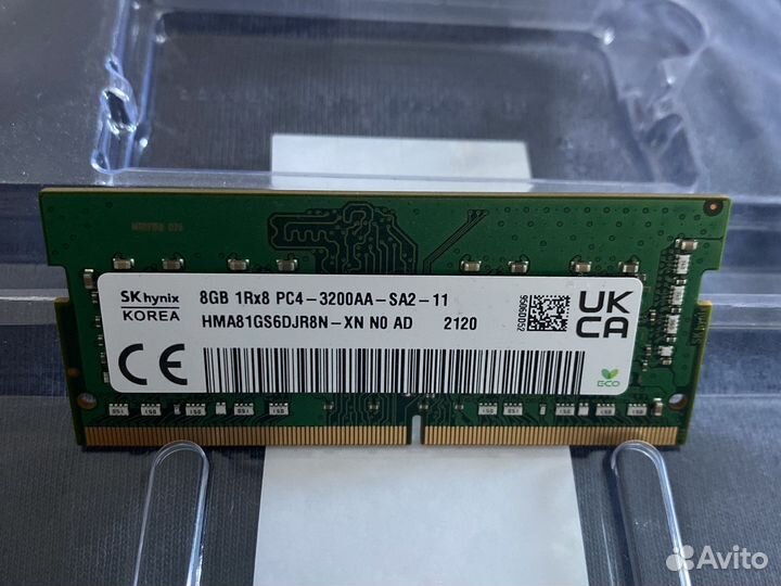 Оперативная память Hynix 8 гб DDR4 3200 sodimm