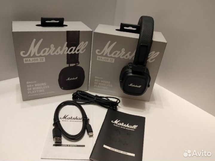 Наушники marshall major 4 / черные