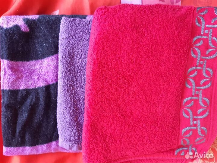Полотенце махровое новое разных размеров