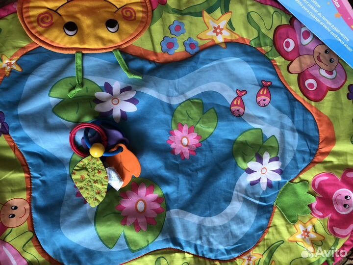 Tiny love развивающий коврик, погремушки