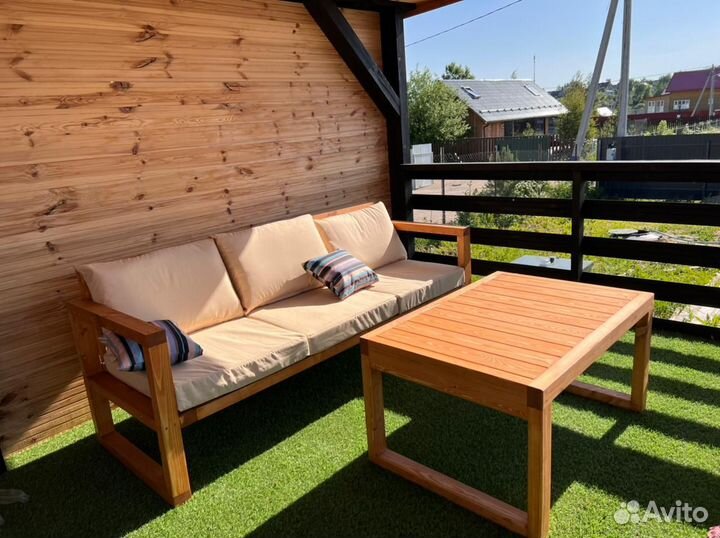 Набор просторной мебели «люкс» в террасу