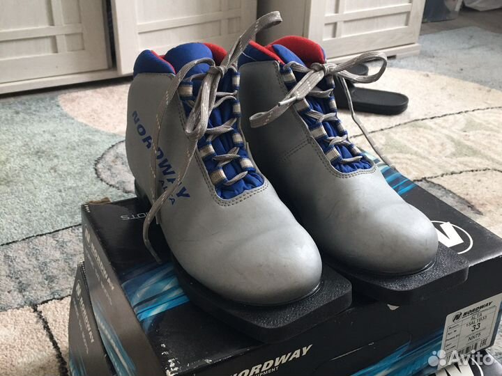 Лыжные ботинки 33 размер