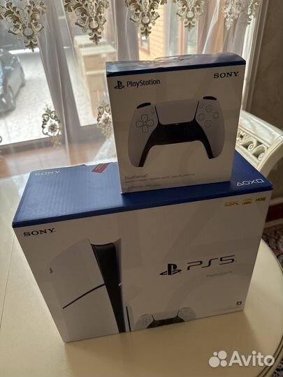 Sony playstation 5 ps5 slim 1 tb с дисководом