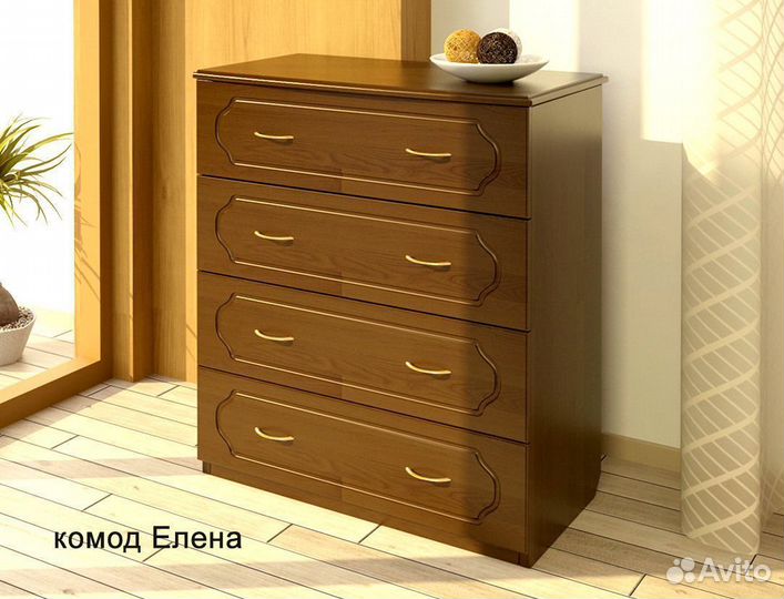 Комод из массива сосны, берёзы, бука, дуба