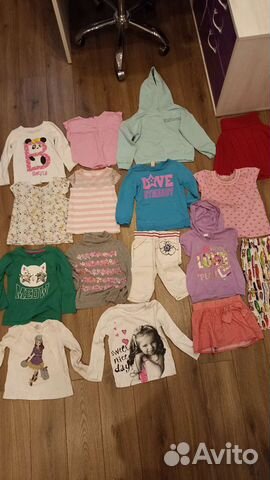 Детские вещи пакетом для девочек 2-4 года