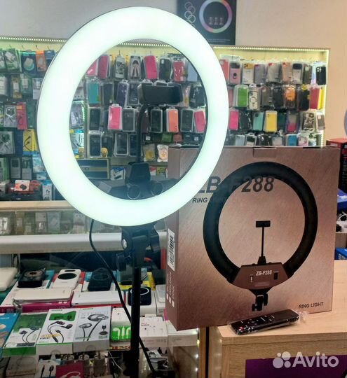 Кольцевая лампа 36 см яркая