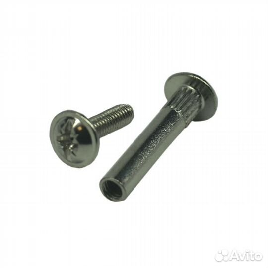 Межсекционная стяжка метал d5мм, М4х27, никель