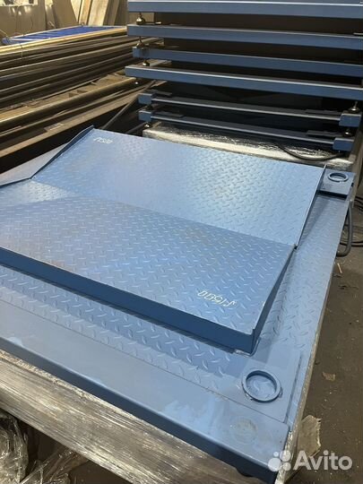 Весы низкопрофильные с пандусом 600 кг 1200х1500