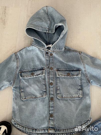 Джинсовая куртка -рубашка