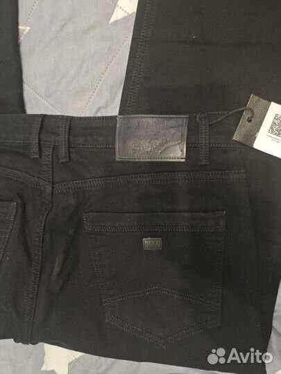 Джинсы утепленные флисом мужские