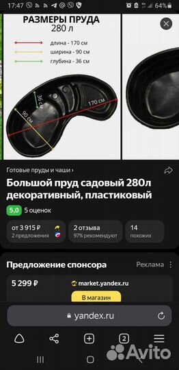 Декоративный пруд