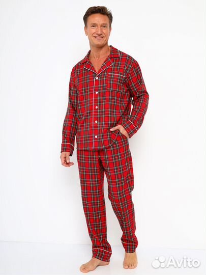 Мужская пижама из хлопка