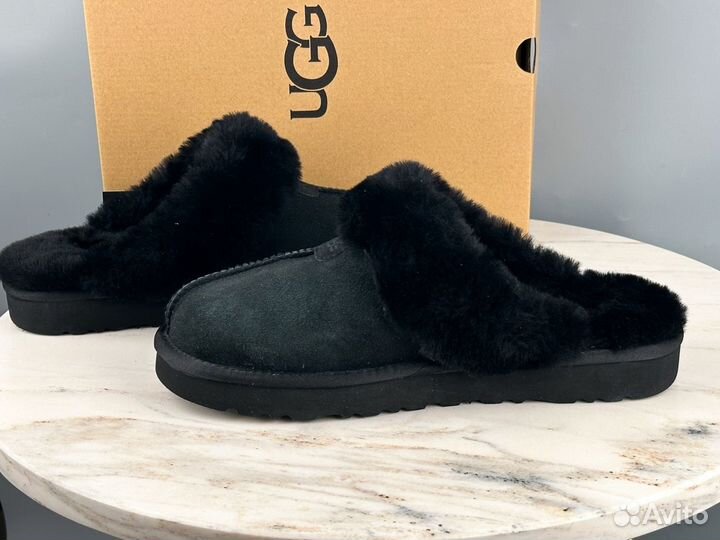 Тапочки UGG Slippers Scuffette Black unisex