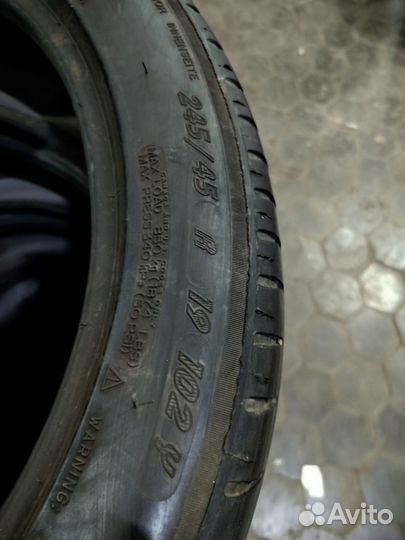 Michelin Pilot Sport 3 245/45 R19 и 275/40 R19 105Y