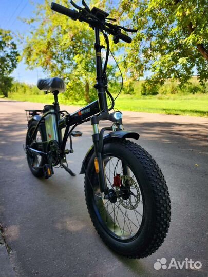 Электровелосипед фэтбайк складной