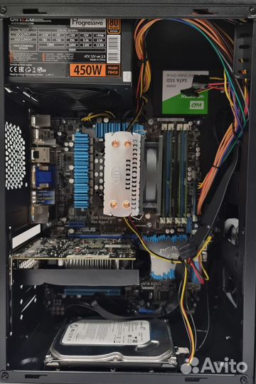 Игровой пк компьютер i5/16/GTX 1050ti 4gb/ssd+hdd