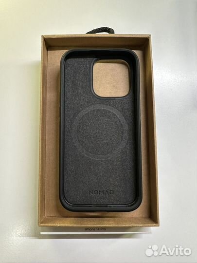 Чехол Nomad Modern Leather Case iPhone 14 pro