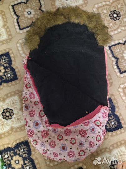 Зимний конверт в коляску