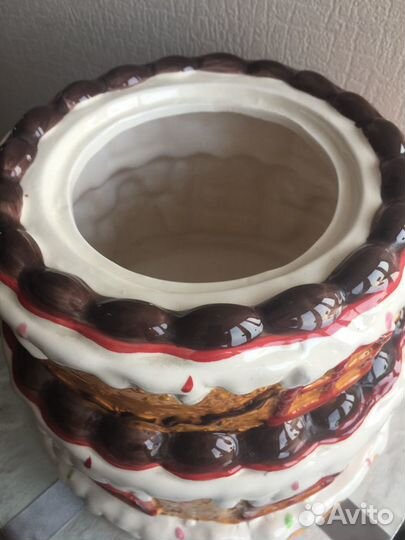 Керамическая конфетница новая