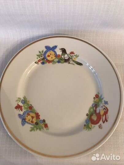 Детский столовый набор колобок