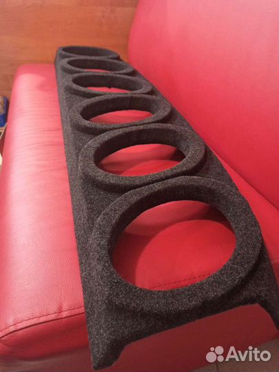 Полка акустическая 2107 (6 отвестия под колонки)