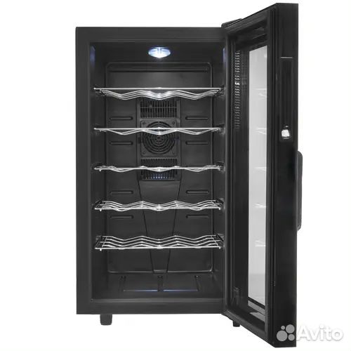 Винный шкаф Cavanova CV018M черный