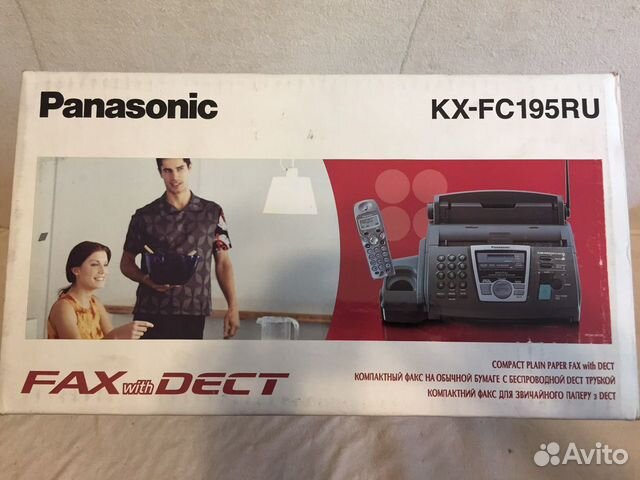Телефон Факс Panasonic KX-FC195RU