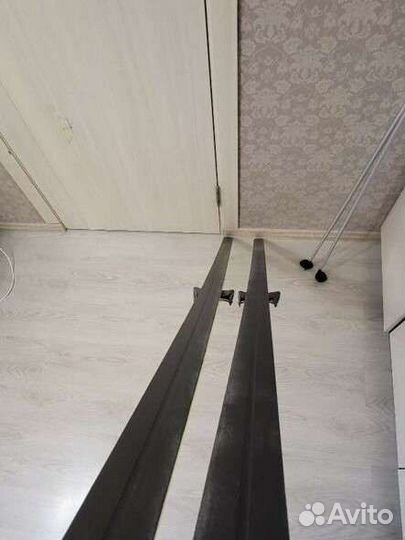 Лыжи беговые (с ботинками), палки и чехол