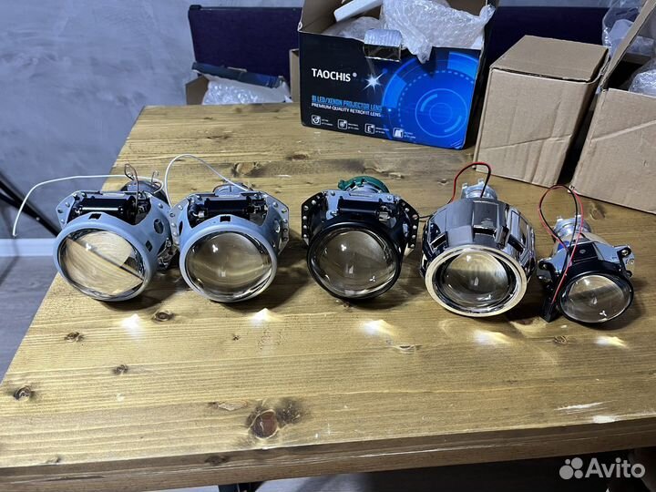 Линзы hella 3r ксенон би лед мини линзы