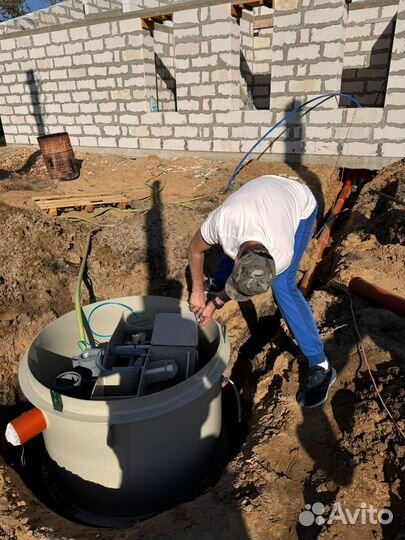 Установка септик за один день