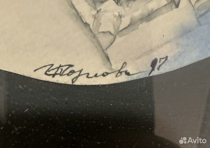 Картина акварель