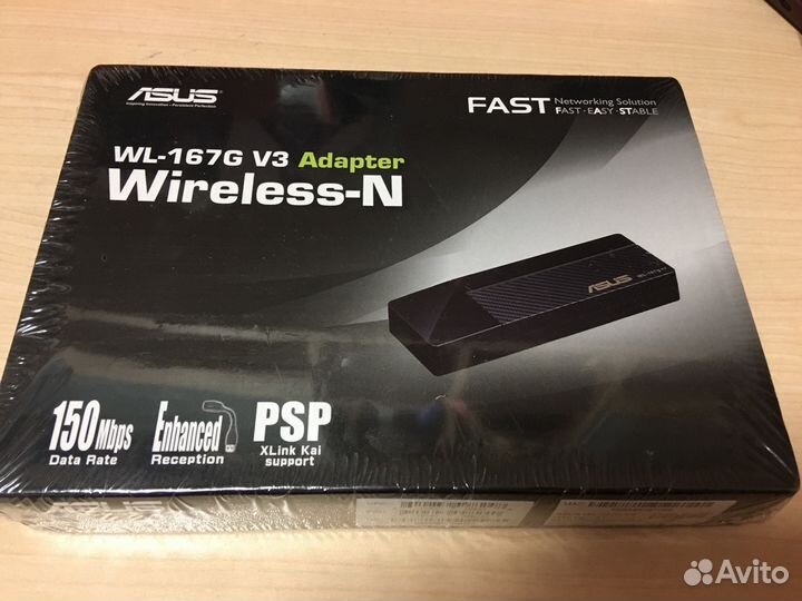 Новый адаптер asus WL-167G V.3