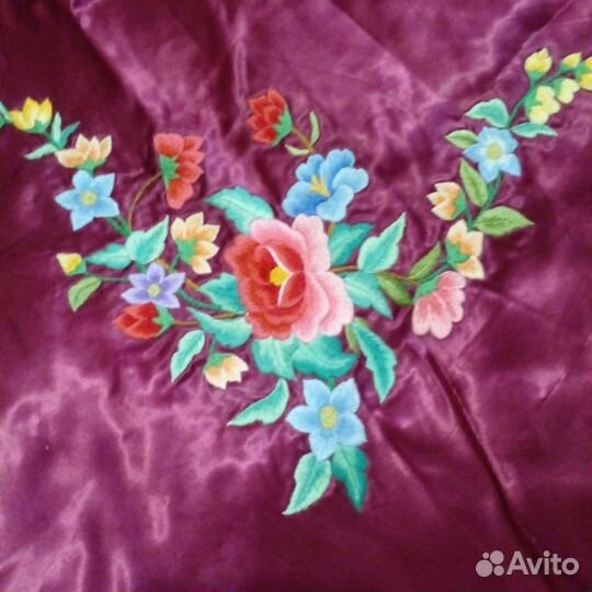 Покрывало атлас.Винтаж