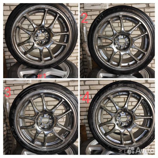 Ориг Work cr kai 17х8 215/40ZR17 полуслик Federal