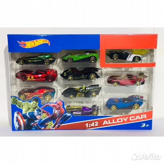 Hot Wheels(Хот Вилс) Машинки 10в1
