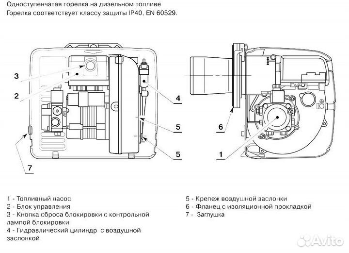 Дизельная горелка Baltur BTL 20