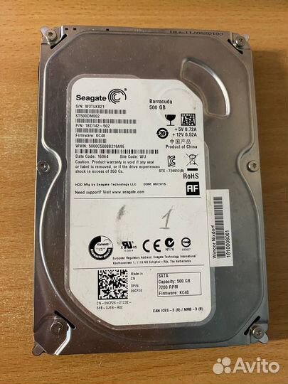 Hdd 500gb 3.5