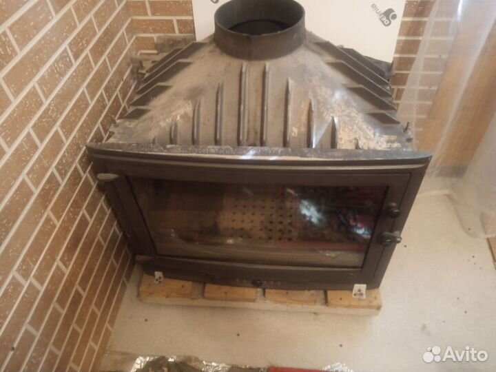 Чугунная каминная топка