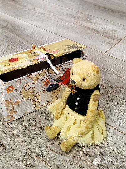 Мишка Тедди плюшевый ручной работы