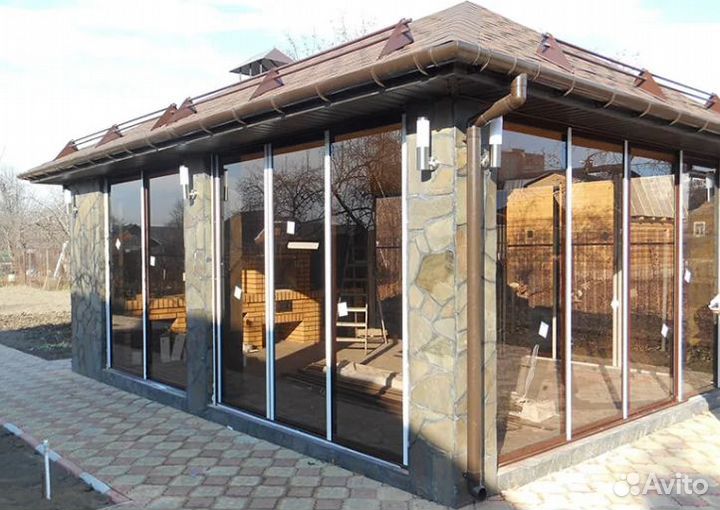 Остекление беседок