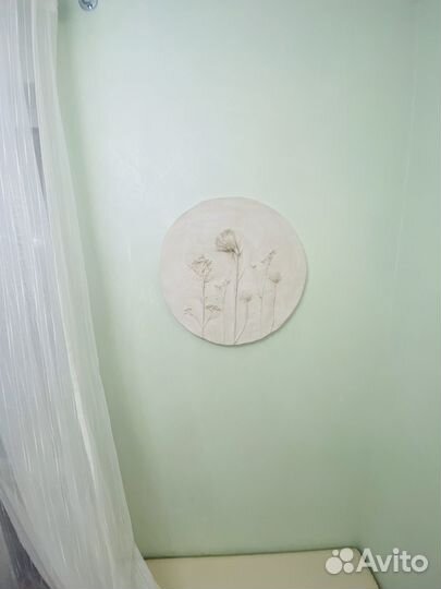 Панно из скульпторского гипса