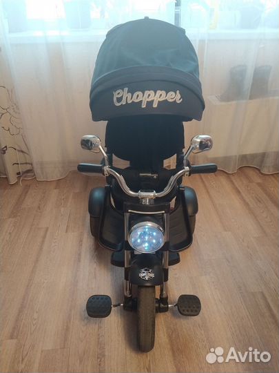 Велосипед трехколесный Chopper c ручкой