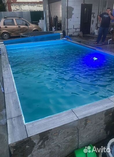 Бассейн из полипропилена 4м*3м*1,5м