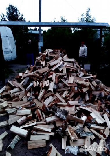 Дрова колотые Береза