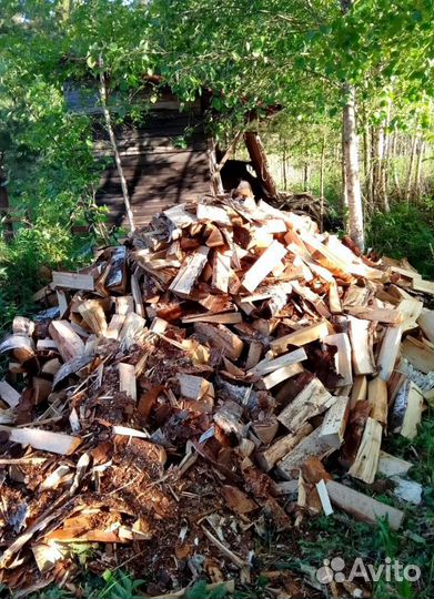 Дрова колотые сухие