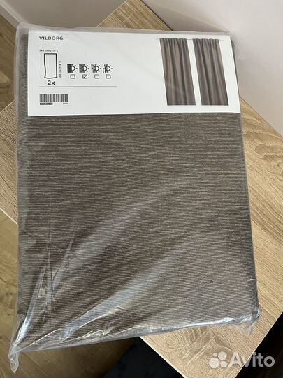 Шторы vilborg IKEA блекаут