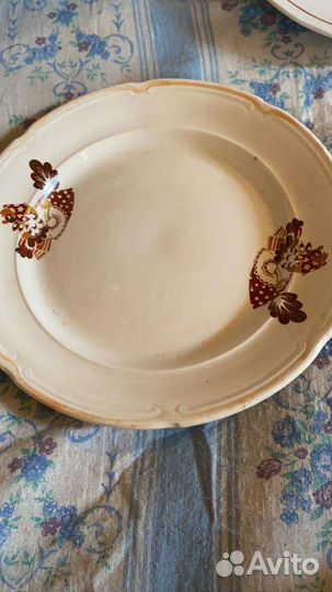 Тарелка СССР с детским рисунком