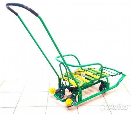 Детские санки с колесами
