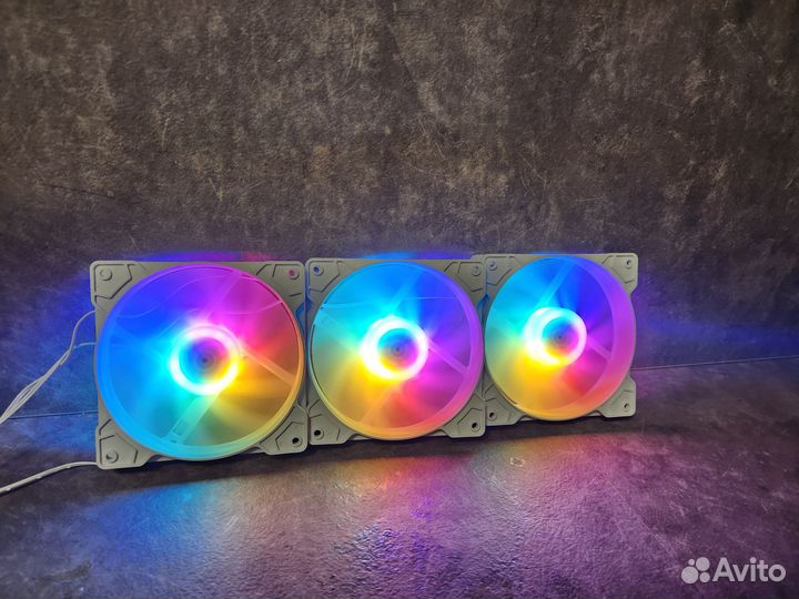 Вентиляторы 120 мм для корпуса белый