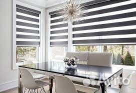 Жалюзи рулонные с направляющими Пионерск